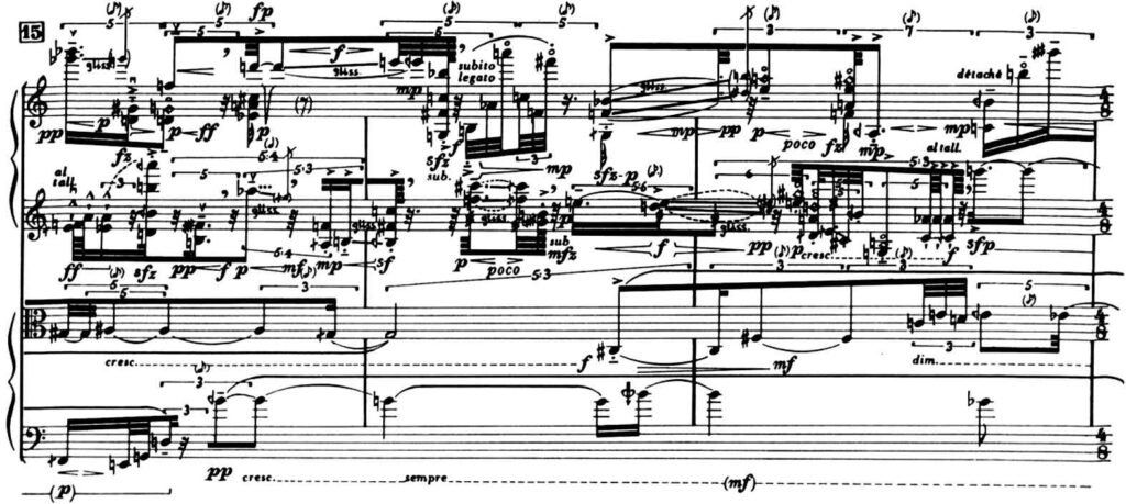 Partition illisible Brian Ferneyhough